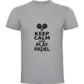 Kruskis Keep Calm And Play Padel Kortarmet T-skjorte