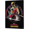 SEMIC Jerv Deadpool Forundring Treet Veggkunst & 01 Action-plakater 35x50 Cm