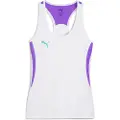 Puma INDIVIDUAL Padel Tank Top Women, Clothing, White/Aquatic/Purple Glimmer, S