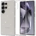 Tech-Protect Samsung Galaxy S25 Ultra FlexAir Glitter TPU-deksel - Gjennomsiktig