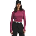 Under Armour Coldgear Textured Crew Langarmet T-skjorte