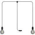 Creative Cables Med Bulb T-snake Eiva Ip65 Utendørs Lampe Med 2 Bærbare Lys