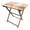 Wellhome Sammenleggbart Nattbord I Bøk Lakkert 70x70x76 Cm