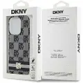 DKNY Dkhmp14lhcptsk Iphone 14 Pro 6.1 Iml Checke Mono Pattern&printed Stripes Telefondeksel