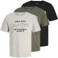 Jack & Jones Ethan Kortarmet T-skjorte 3 Enheter