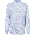 Fynch&Hatton Shell Linen Mix Langermet Bluse
