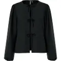 Pieces Tiffany Langermet Bluse