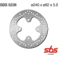 SBS Round 5238 Bakre Bremseskive