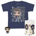 Funko POP! Pocket Pop! Harry Potter Nøkkelring Med Holiday Harry-t-skjorte Med Korte Ermer