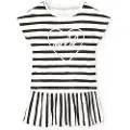 Boboli Knit Striped Kjole