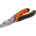 Bahco Forsterket Kombinasjonstang Med Selvåpnende To-komponent Håndtak Og Kromfinish 200 Mm