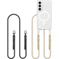Tech-Protect Samsung Galaxy S25 FlexAir Chain MagSafe Deksel - svart og taupe