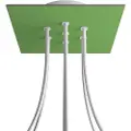 Creative Cables Kroq207f116 Rose-one Square Green Meadow Rosesett