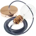 Creative Cables Rz25 Zigzag 2 M Hengelampe Pendel For Lampeskjerm