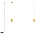 Creative Cables F-snake Eiva Utendørs Lampe Med 2 Bærbare Lys Uten Pære