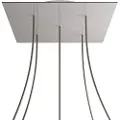 Creative Cables Stål Kroq405pf109 Xxl Rose-one Sett Med Firkantede Satengroser