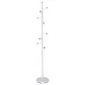 Wellhome Glatt Metall Klesstativ Med 6 Kleshengere Og 2 Kroker Hver 28.5x28.5x171 Cm