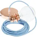 Creative Cables Rz11 Zigzag 2 M Hengelampe Pendel For Lampeskjerm