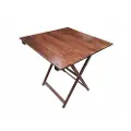 Wellhome Sammenleggbart Nattbord I Bøk Med Valnøttfinish 70x50x76 Cm