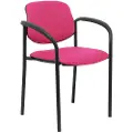 Nowy Styl Styl Faux Leather With Arms Fast Kontorstol