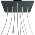 Creative Cables Krovnq4010f111 Xxl Rose-one Square Anthacrite Rose Kit