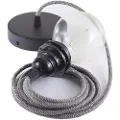 Creative Cables Rd74 Zigzag 50 Cm Hengelampe Pendel For Lampeskjerm