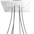 Creative Cables Kroq406f105 Xxl Rose-one Square Carrara Marmor Rose Sett