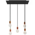 Creative Cables Rose-one Xxl 5 Falls With Light Bulb Pendellampe