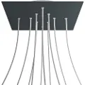 Creative Cables Kroq4010f111 Xxl Rose-one Square Anthacrite Rose Kit