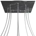 Creative Cables Kroq409ef104 Xxl Rose-one Square Marquina-marmor Rosesett