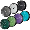 Bresser Mytime Led-veggklokke Med Temperaturvisning