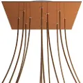 Creative Cables Kroq4012f108 Xxl Rose-one Square Satin-kobberrosa Rosesett