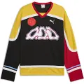 Puma Scoot Lab Hockey Jersey Men, Men, Black/Yellow Sizzle/Red, L