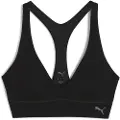 Puma SHAPELUXE Plunge Bra Women, Clothing, Black, L