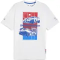 Puma BMW M Motorsport Block Tee Men, Clothing, White, L