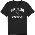 Puma RUN CLUB Graphic Mesh Tee Men, Clothing, Black, L
