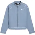 Puma FUTURE.PUMA.ARCHIVE Racer Jacket Unisex, Clothing, Cool Blue, M
