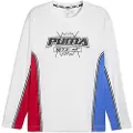 Puma Hoopaverse Shooting Basketball Shirt Men, Clothing, White, 4XL