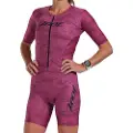 Zoot Aero Full Zip Digi Camo Kortermet Trisuit