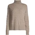 Marella for woman. 2523366094200 Cashmere blend turtleneck jumper Aereo brown (S), Casual, Wool, Kashmir