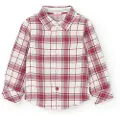 Boboli Poplin Check Skjorte Med Lange Ermer