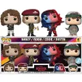 Funko POP! Stranger Things Pop! Tv Vinyl 4-pakning S4 Emea Figur Pop! 9 Cm