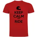 Kruskis Keep Calm And Ride Kortarmet T-skjorte