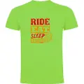 Kruskis Ride Eat Sleep Repeat Kortarmet T-skjorte