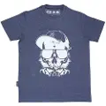 Rock Or Die Skull Crew Kortarmet T-skjorte