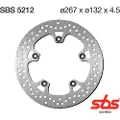 SBS Round 5212 Bakre Bremseskive