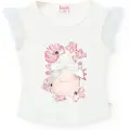 Boboli Stretch Knit Kortarmet T-skjorte