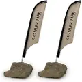 Crawler Park Strandflagg For Rc 1/24 Og 1/18 23 Cm 2 Enheter