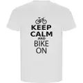 Kruskis Keep Calm And Bike On Eco Kortarmet T-skjorte