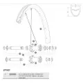 Mavic Xa Pro Carbon 29 Extra Flat Front/rear Eiker 12 Enheter